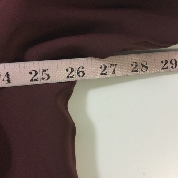 BLOOMCHIC 18-20 2X Plus Brown Round Neck Pleated Lantern Sleeve Blouse NWT B60 - Picture 7 of 8